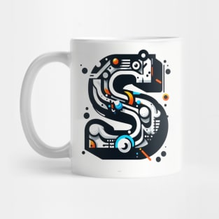 Letter S design graffity style Mug
